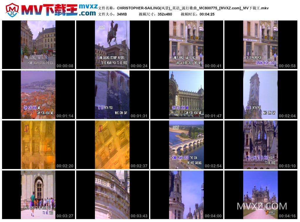 CHRISTOPHER-SAILING(风景)_英语_流行歌曲_MC800775
